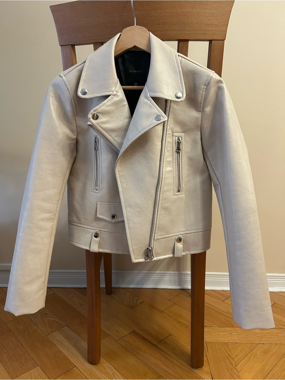 🌹5 for $50🌹Dynamite Cream Leather Moto Jacket